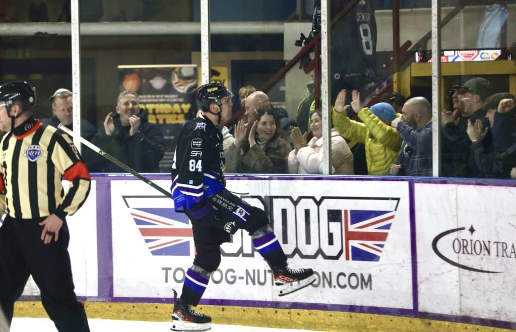 Storm's Caine's celebrates scoring